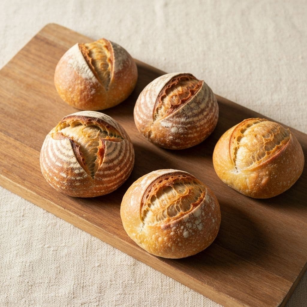 Sourdough Flight - all four flavors in mini boule form